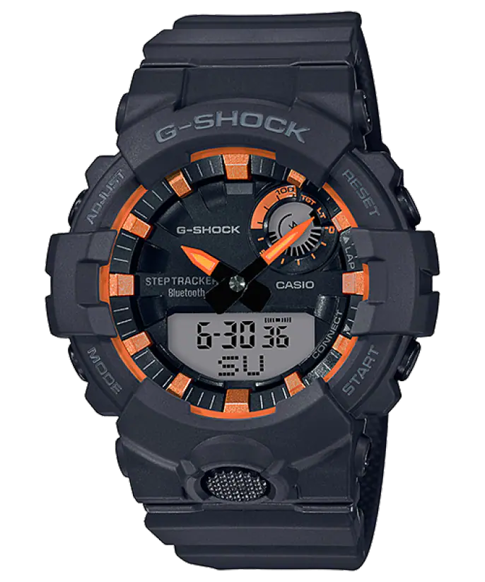 CASIO G-SHOCK Chronograph Black Dial Quartz Men's Watch #GBA-800SF-1ADR