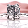 
Pandora Openwork gift silver charm with clear cubic zirconia  #791766CZ