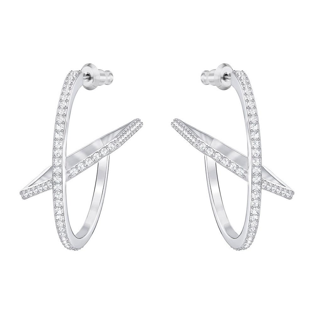 SWAROVSKI Hoop Fever Pierced Earrings #5352009