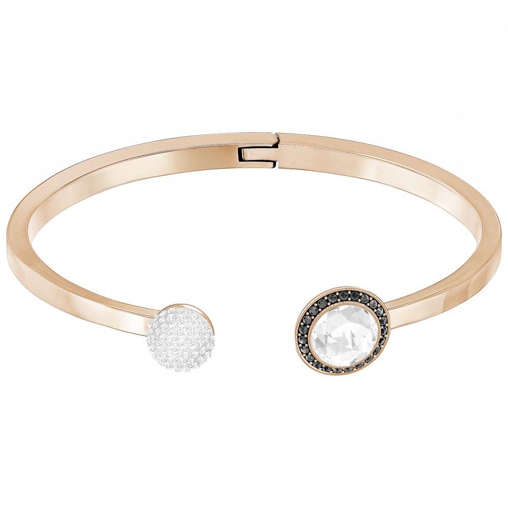 SWAROVSKI Hote Bangle, Gray, Rose Gold Plating #5352500