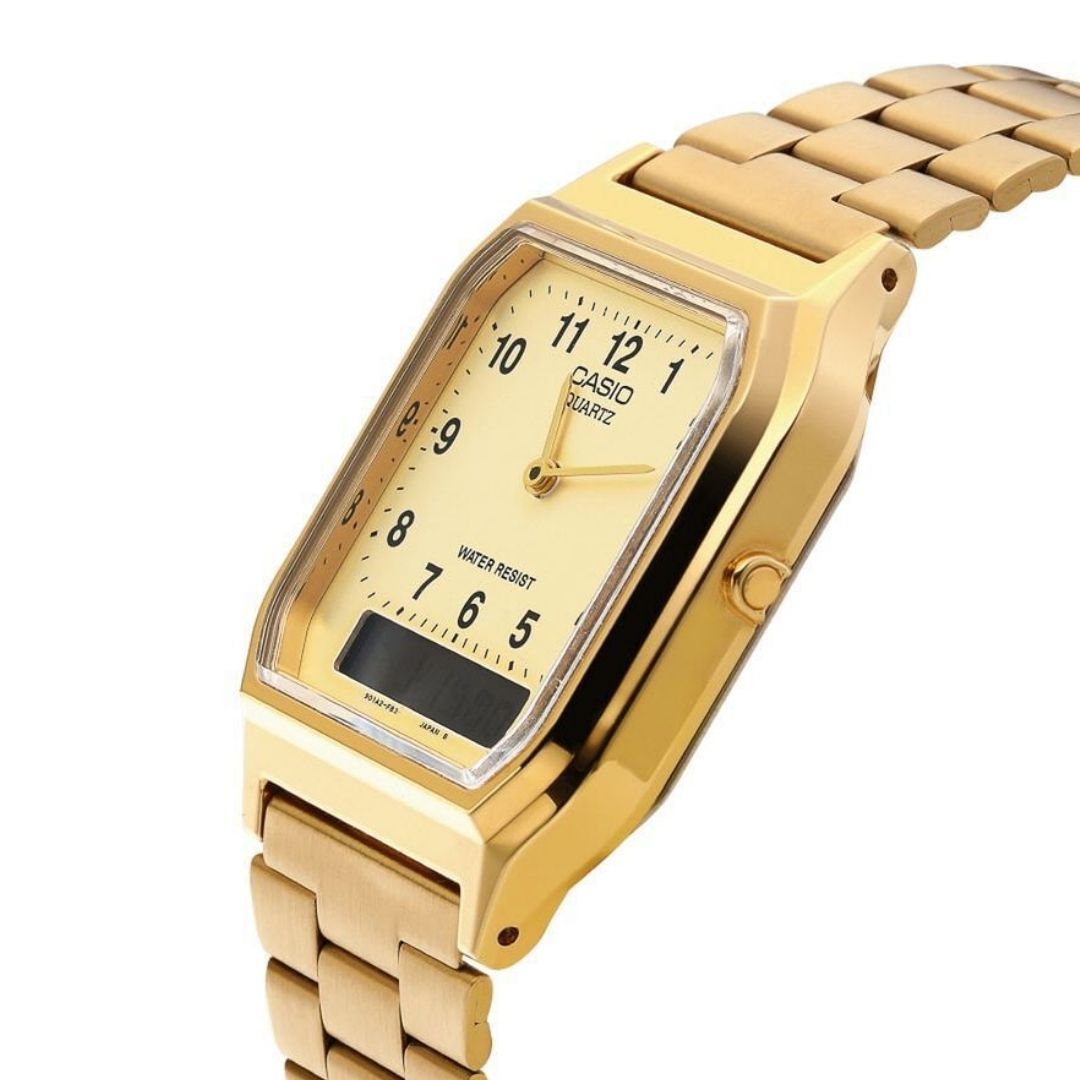 CASIO Collection AQ-230A-1 Orologio Uomo Vintage Style