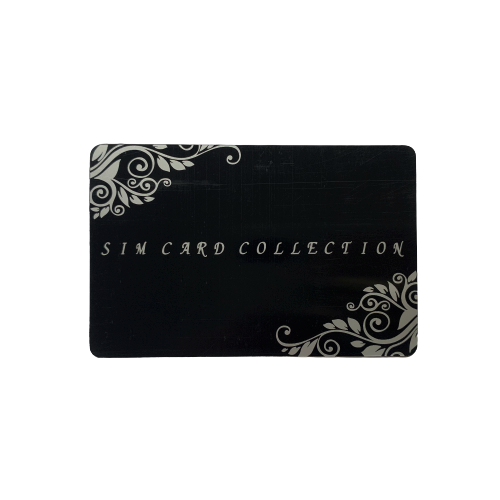 Sim Card Kit - Black Sim Card Adapter Front View