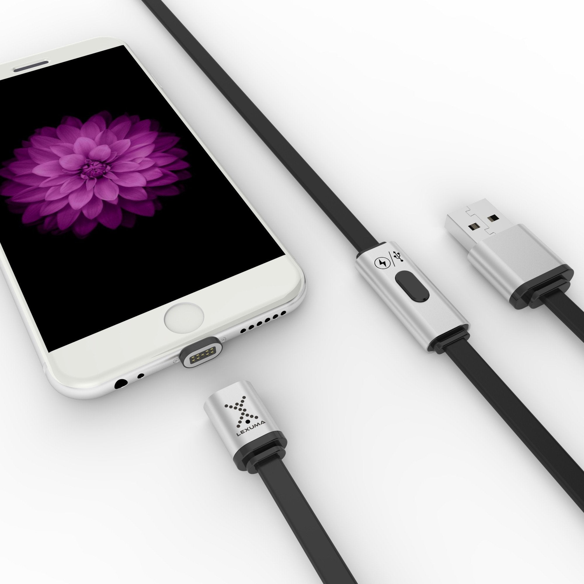 Lexuma XMAG Plus – Magnetic Lightning Cable (For Apple Devices) - GadgetiCloud