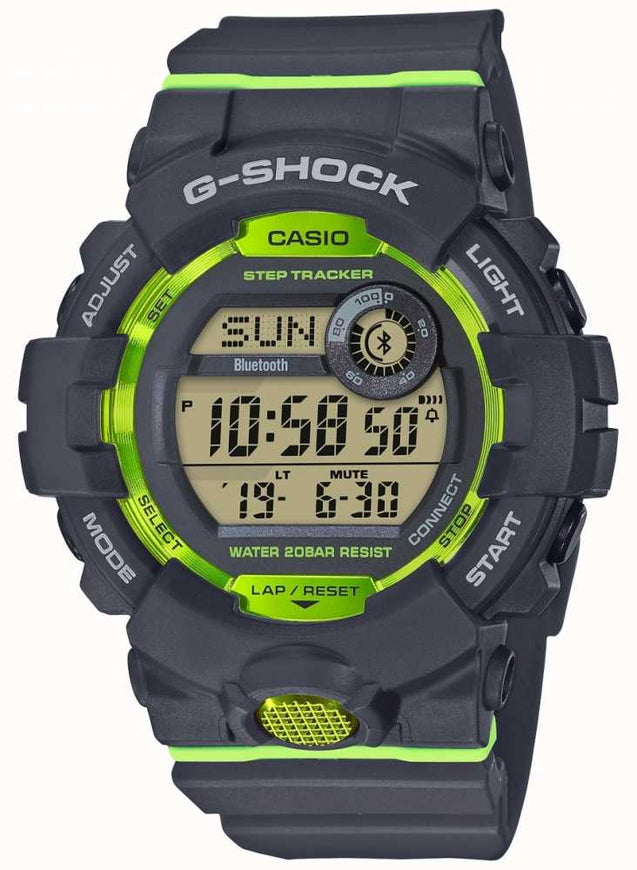 CASIO G-SHOCK Mens Digital Quartz Watch with Resin Strap #GBD-800-8ER