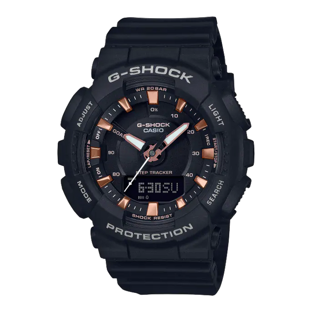 CASIO G-SHOCK S-Series Analog-Digital Black Dial Women's Watch #GMA-S130PA-1ADR