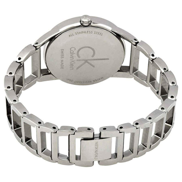 NEW Calvin Klein Stately Steel Ladies Watches - Silver K3G23121