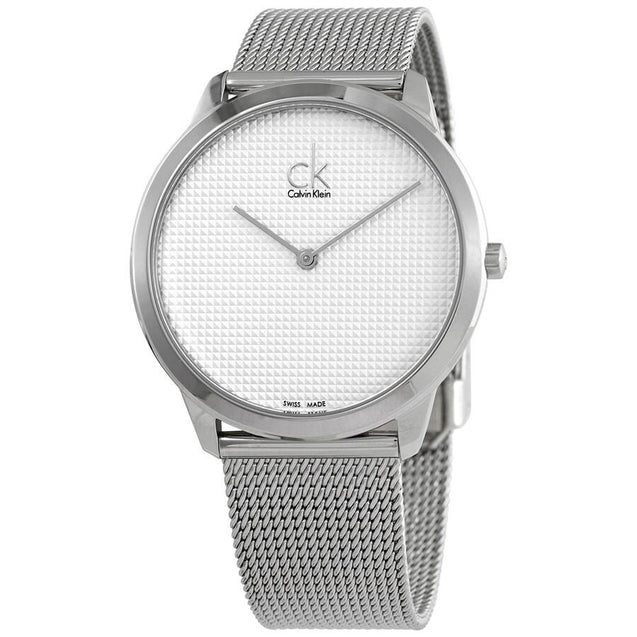 NEW Calvin Klein Minimal PVD Ladies Watches - Silver K3M2112Y