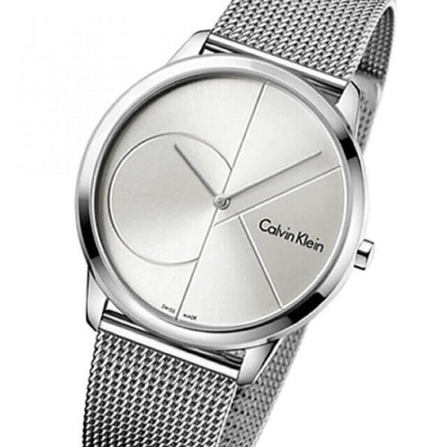 NEW Calvin Klein Minimal Steel Mens Watches - Silver K3M2112Z