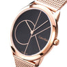 NEW Calvin Klein Minimal PVD Unisex Watches - Rose K3M21621