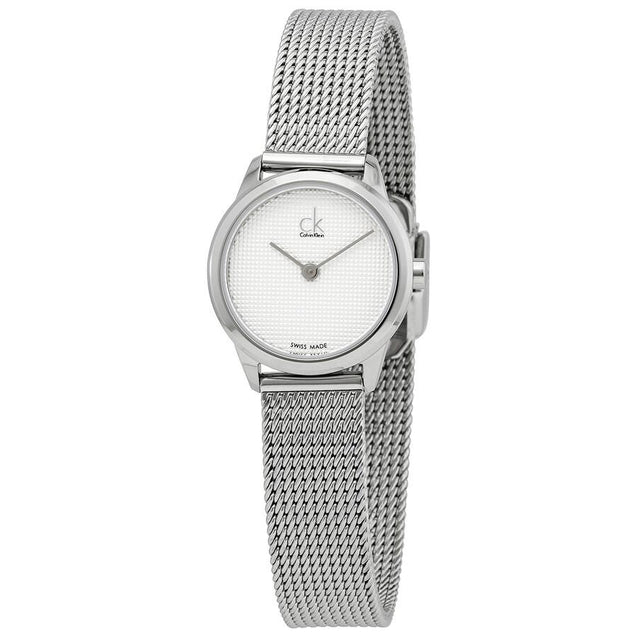 NEW Calvin Klein Minimal PVD Ladies Watches - Silver K3M2312Y