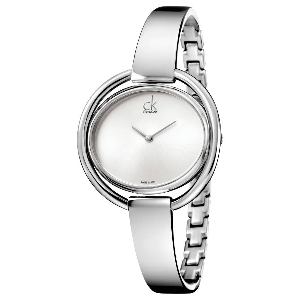 Antagonisme hensynsløs voksen NEW Calvin Klein Impetuous Stainless Steel Ladies Watches - Silver K4F