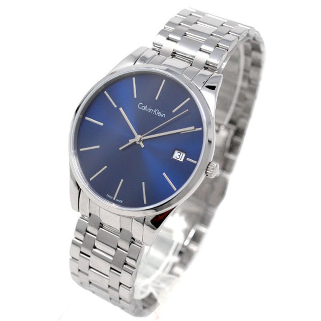 NEW Calvin Klein Time Steel Mens Watches - Blue Dial K4N2114N