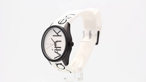 NEW Calvin Klein Colour Rubber Ladies Watches - White K5E51TK2