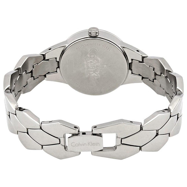 NEW Calvin Klein Snake Steel Ladies Watches - Silver K6E23146