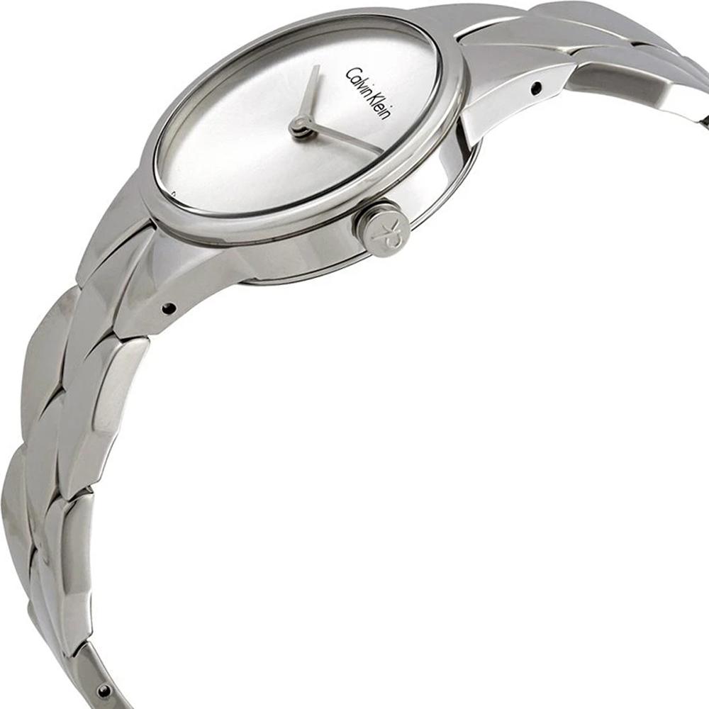 NEW Calvin Klein Snake Steel Ladies Watches - Silver K6E23146