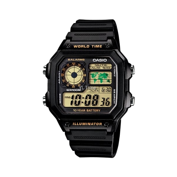 Casio Youth-Digital Grey Dial Men's Watch #AE-1200WH-1BVDF
