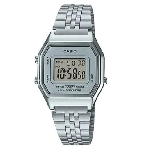 CASIO Vintage Silver Unisex Watch #LA680WA-7DF