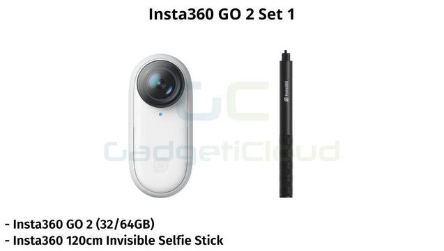 Insta360 GO 2 1440P Remote Control Sports Camera (32GB / 64GB) - Smallest Shockproof and Waterproof