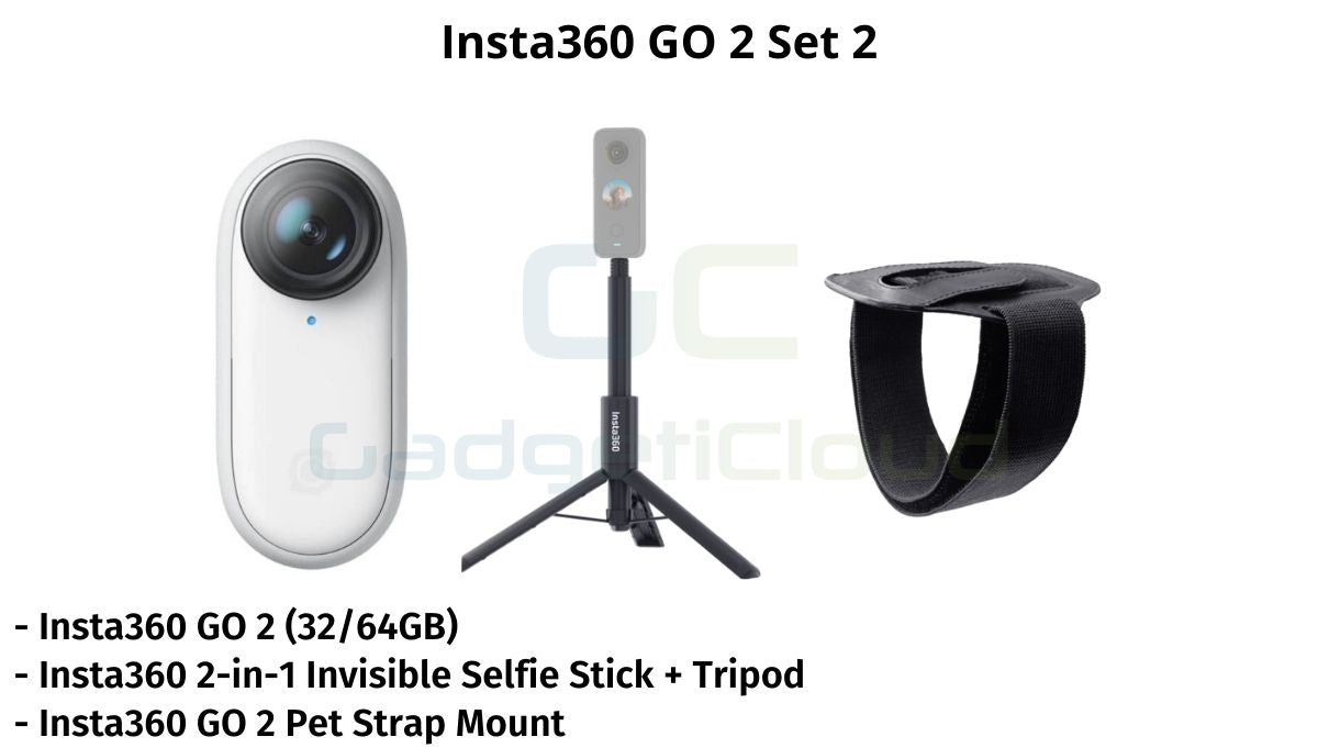 Insta360 GO 3 Action Camera (32GB, White) CINSABKA_GO305 B&H
