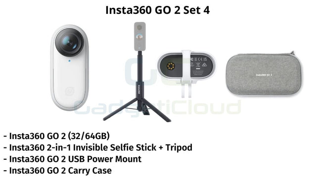 Insta360 GO 2 1440P Remote Control Sports Camera (32GB / 64GB) - Smallest Shockproof and Waterproof