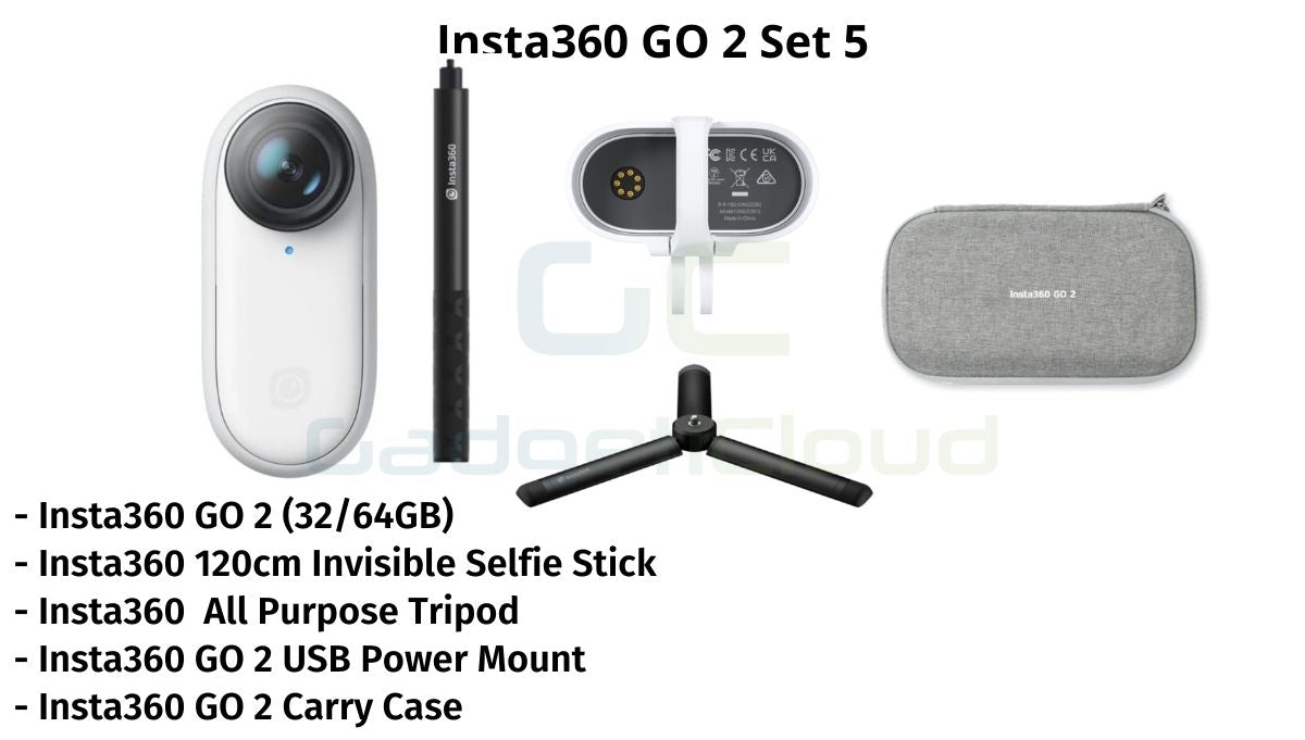 Insta360 GO 2 1440P Remote Control Sports Camera (32GB / 64GB) - Small