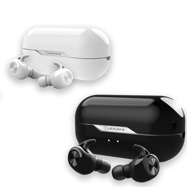 Lexuma XBud True Wireless In-Ear Bluetooth Sports Earbuds [With Charging Case] - GadgetiCloud