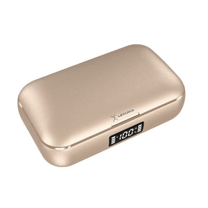 Lexuma XBud-X True Wireless In-Ear Waterproof Earbuds with 2600 mAh Metal Charging Case [Bluetooth 5.0] - GadgetiCloud