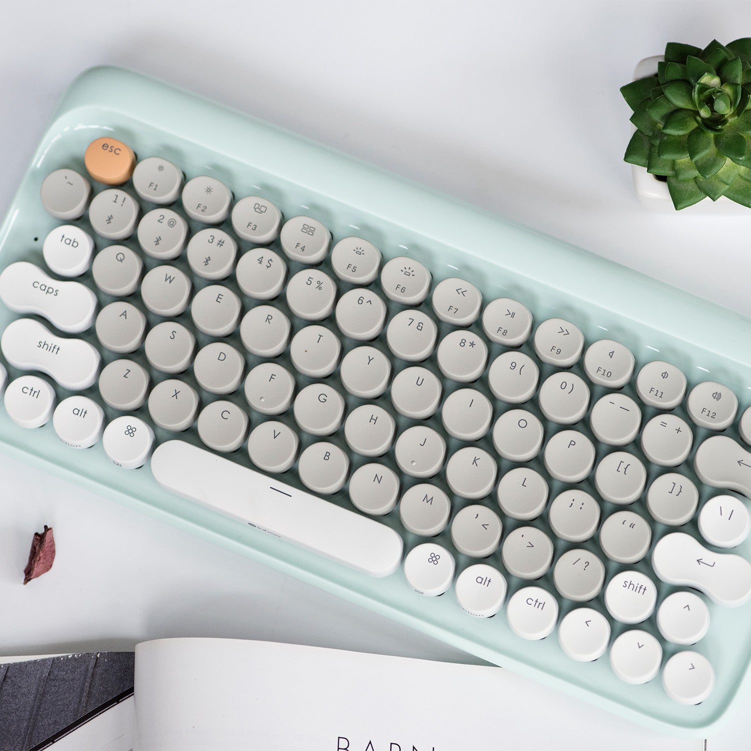 Lofree Wireless Mac Mechanical Keyboard - Aestival Blue - GadgetiCloud
