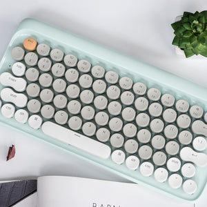 Lofree Wireless Mac Mechanical Keyboard - Aestival Blue - GadgetiCloud