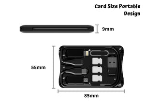 CKANDAY 2 Packs SIM Card Holders with Tray Opener Pins, Card Storage Tool  Set for Standard Micro Nano Micro-SD Memory Cards, with 3 Card Adapters and