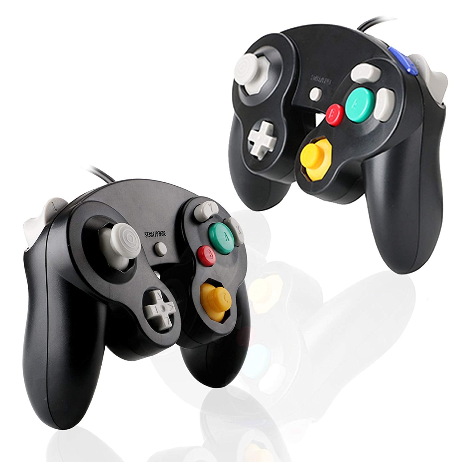 GameCube Controller for Nintendo Wii and GameCube [2 Packs] - GadgetiCloud