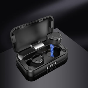 Lexuma XBud-X True Wireless In-Ear Waterproof Earbuds with 2600 mAh Metal Charging Case [Bluetooth 5.0] - GadgetiCloud
