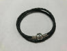 Pandora Moments Double Black Leather Bracelet #590705CBK-D1, 35cm