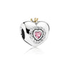 Pandora Pink Princess Heart Charm #791375PCZ