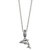 Pandora Dolphin silver dangle with cubic zirconia #791541CZ