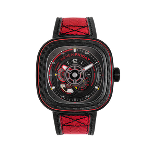SEVENFRIDAY P3C/04 "RED CARBON" Watch