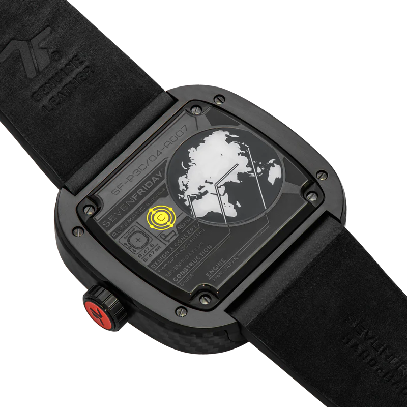 SEVENFRIDAY P3C/04 "RED CARBON" Watch