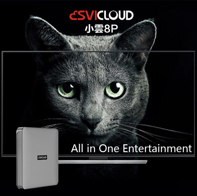 SVICloud 8P TV Box 4+64GB 8K Ultra High Resolution Voice Search Streaming Android Box