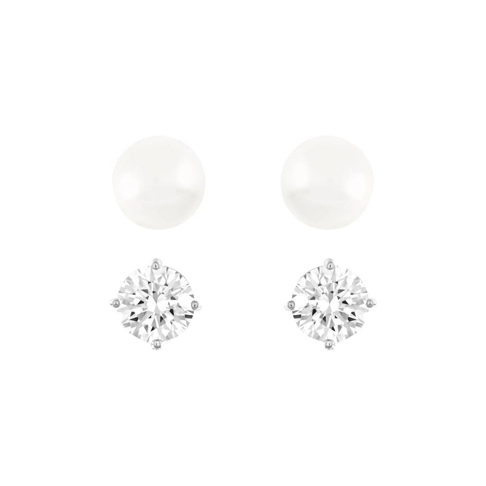 SWAROVSKI Attract Crystal Pearl & Clear Crystal Earring Jackets Set #5184312SWAROVSKI Attract Crystal Pearl & Clear Crystal Earring Jackets Set #5184312