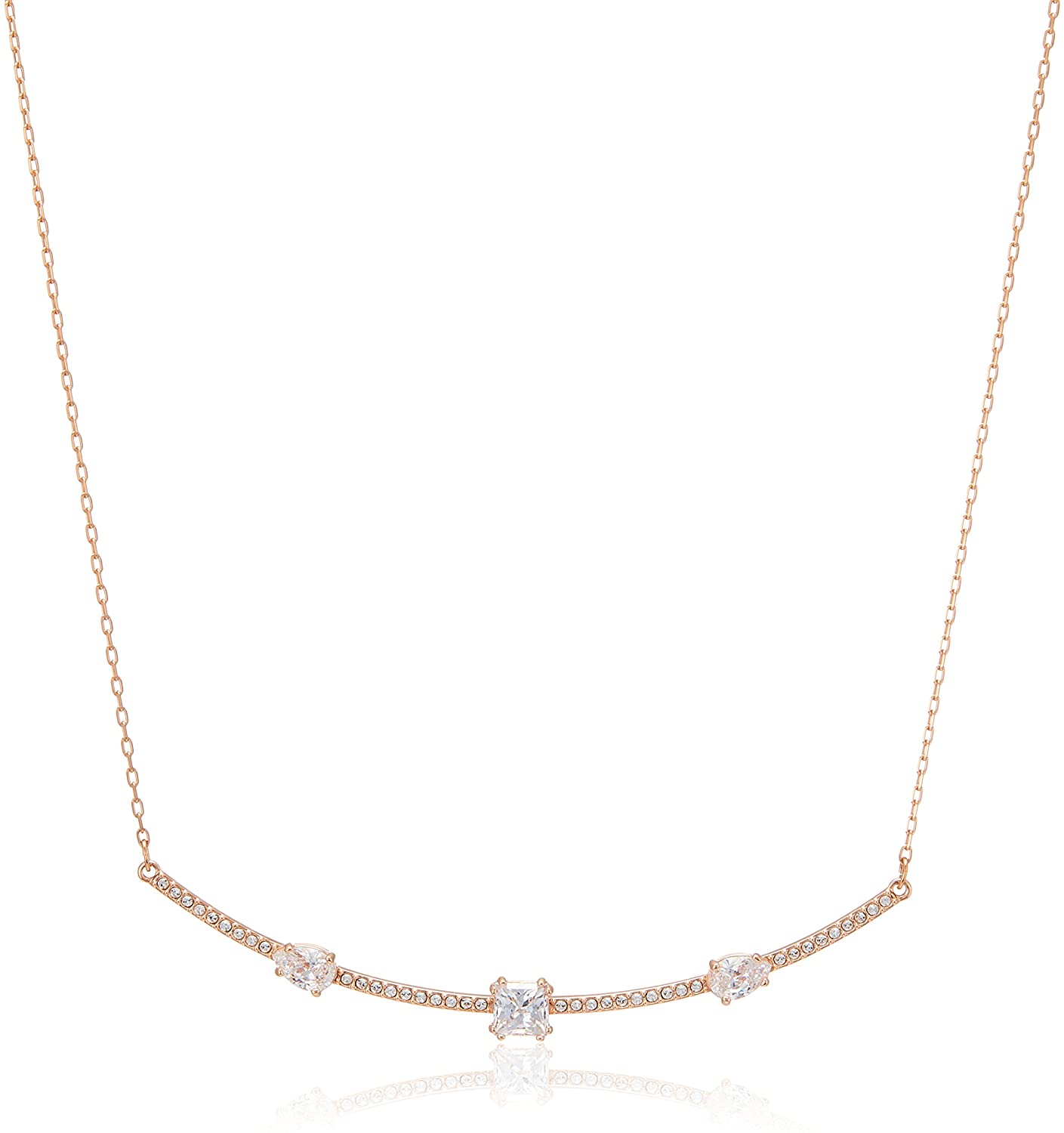 SWAROVSKI gray necklace - Rose Gold #5290962