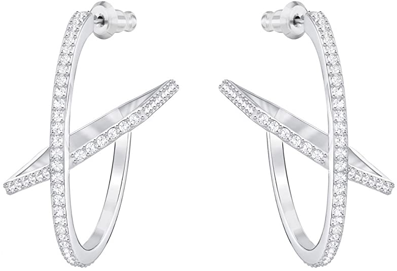 SWAROVSKI Hoop Fever Pierced Earrings #5352009