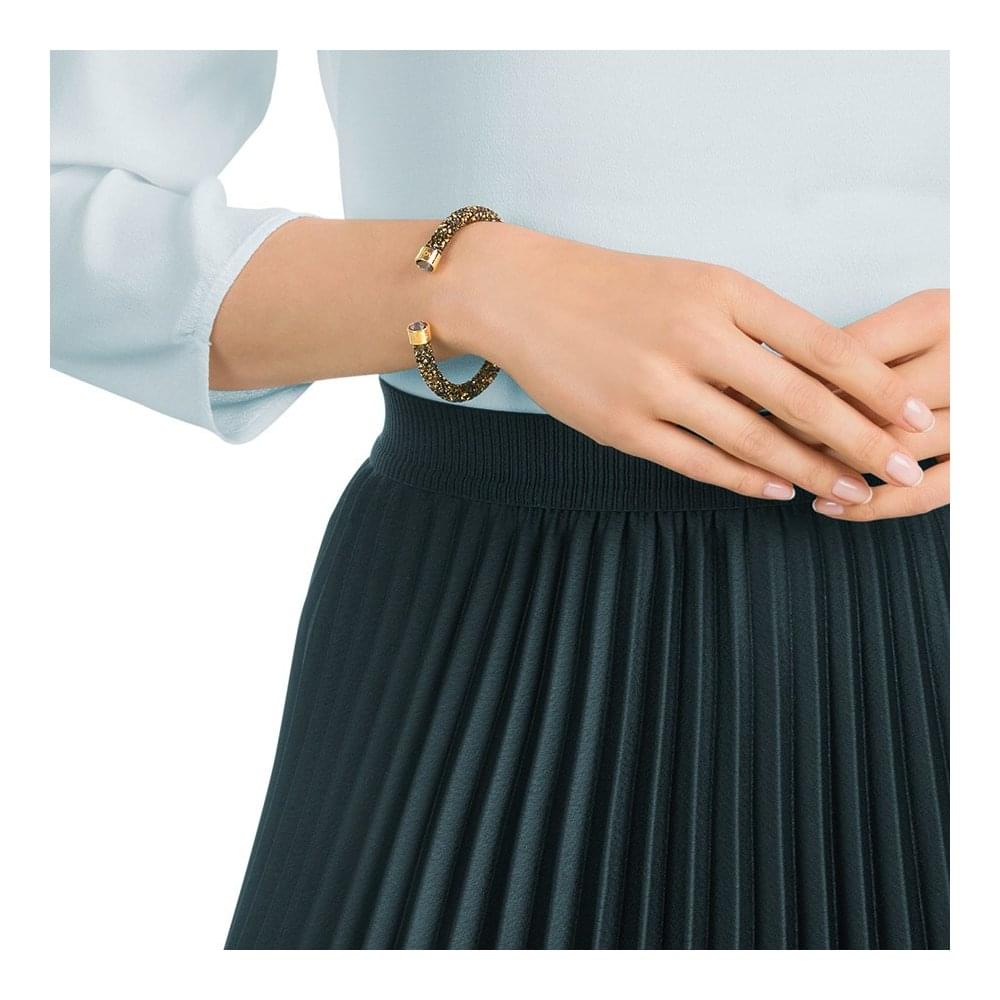 SWAROVSKI Crystaldust Cuff Gold Small #5372883