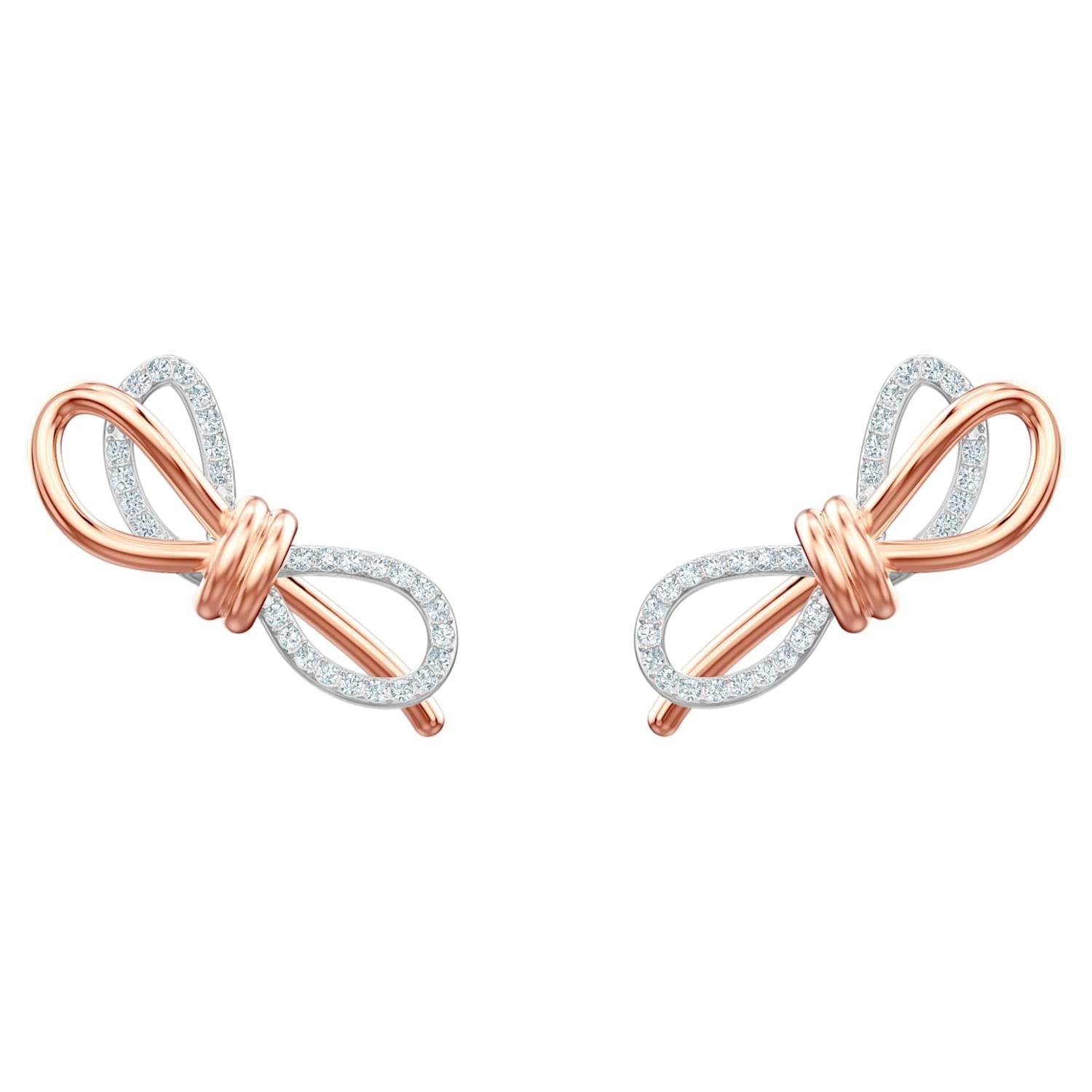 SWAROVSKI Lifelong Bow Pierced Earrings #5447089