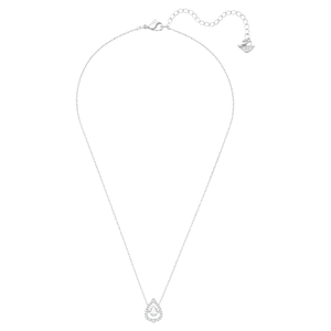SWAROVSKI Sparkling Dance Pear Necklace White #5451992