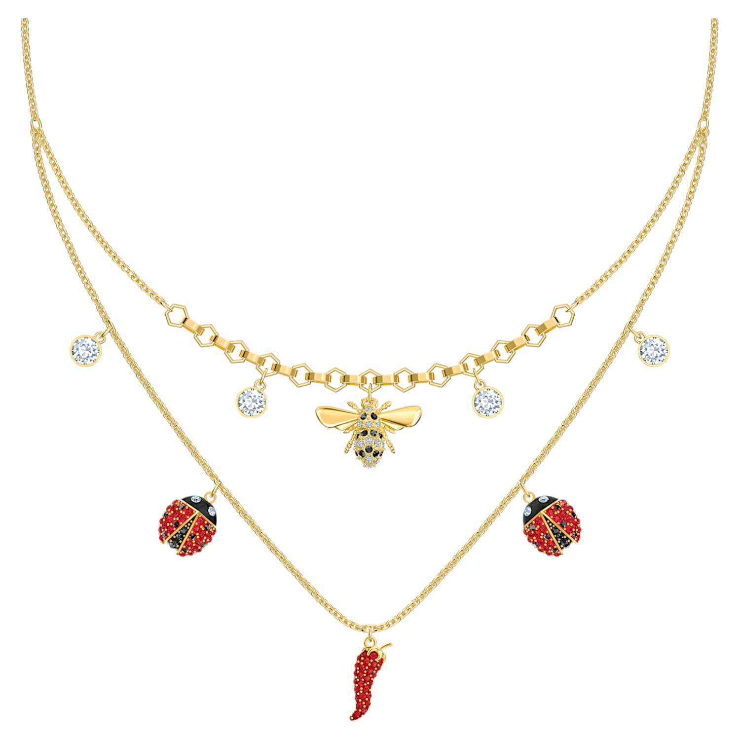 SWAROVSKI Lisabel necklace - Red & Gold-tone plated #5498807