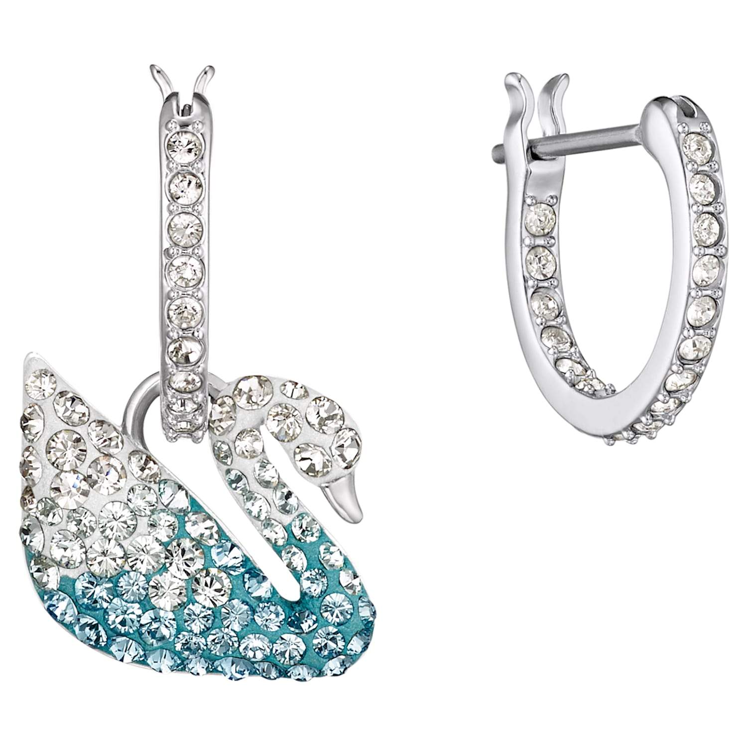 SWAROVSKI Iconic Swan Earrings - Blue #5512577