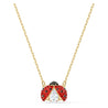 SWAROVSKI Swarovski Sparkling Dance Ladybug Necklace - Red & Gold-tone plated #5521787