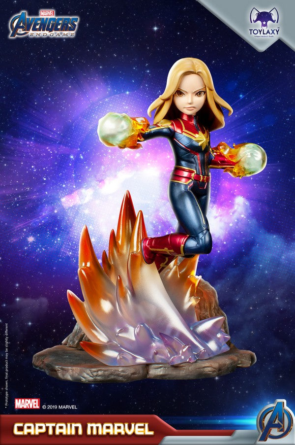 漫威復仇者聯盟：Marvel隊長正版模型手辦人偶玩具 Marvel's Avengers: Endgame Premium PVC Captain Marvel official figure toy listing front