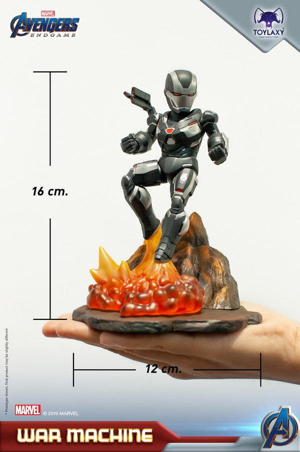 漫威復仇者聯盟：戰爭機器正版模型手辦人偶玩具 Marvel's Avengers: Endgame Premium PVC War Machine official figure toy listing size