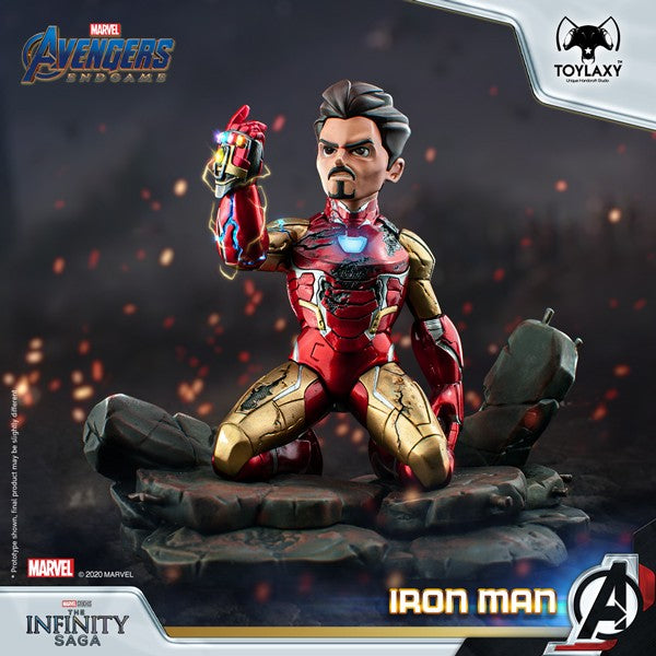 "I am Iron Man" 漫威復仇者聯盟：鐵甲奇俠正版模型手辦人偶玩具終局之戰限量版 Marvel's Avengers: Iron Man The Infinity Saga Series Official Figure Toy frontsqure